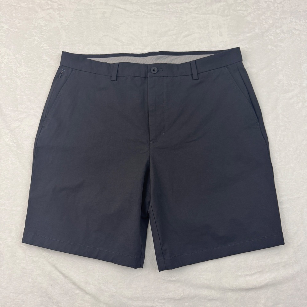 Vineyard Vines On-The-Go OTG Shorts Mens 38 Navy Blue Performance Golf